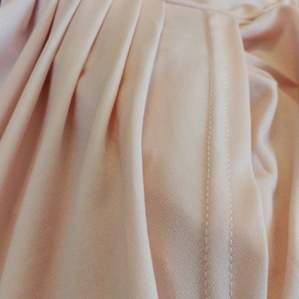 Elegant Pink Draped Women's Dress - Picture 9 of 9